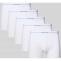 PAUL SMITH Trunks mit elastischem Label-Bund im 5er-Pack in Weiss, Größe XXL von Paul Smith