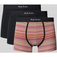 PAUL SMITH Trunks mit elastischem Logo-Bund im 3er-Pack in Black, Größe XXL von Paul Smith