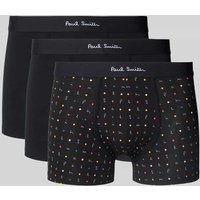 PAUL SMITH Trunks mit elastischem Logo-Bund im 3er-Pack in Black, Größe XXL von Paul Smith