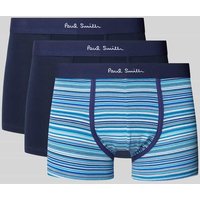 PAUL SMITH Trunks mit elastischem Logo-Bund im 3er-Pack in Marine, Größe XL von Paul Smith