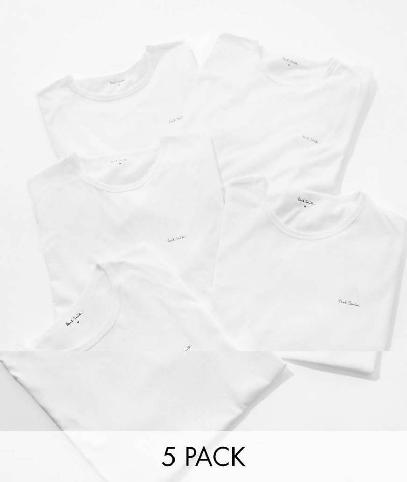 Paul Smith - 5er-Pack T-Shirts in Weiß von Paul Smith