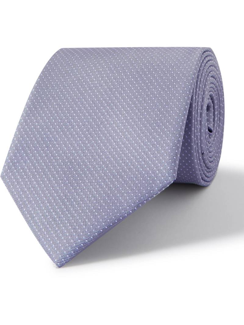 Paul Smith - 8cm Polka-Dot Silk-Jacquard Tie - Men - Purple von Paul Smith