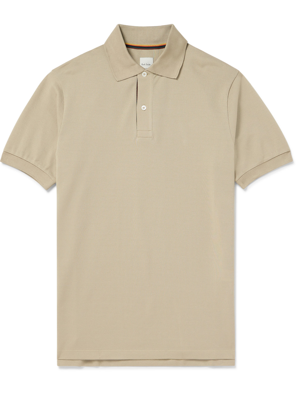 Paul Smith - Cotton-Piqué Polo Shirt - Men - Neutrals - L Paul Smith - Cotton-Piqué Polo Shirt - Men - Neutrals - L von Paul Smith