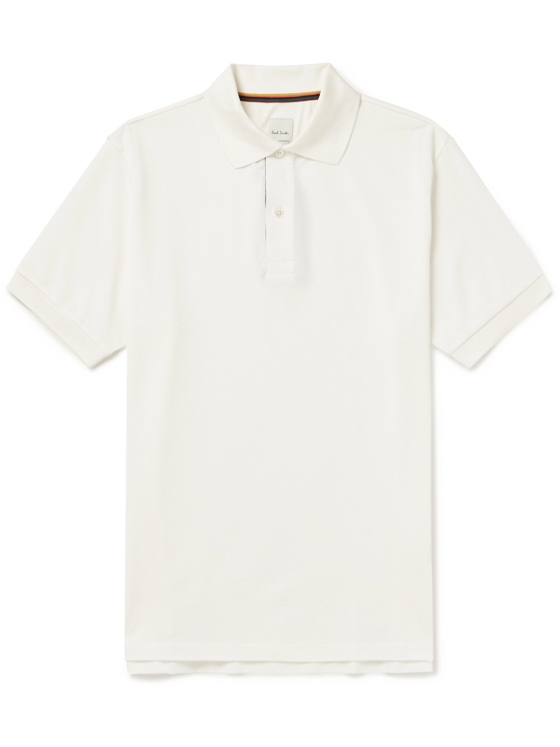 Paul Smith - Cotton-Piqué Polo Shirt - Men - White - XL von Paul Smith