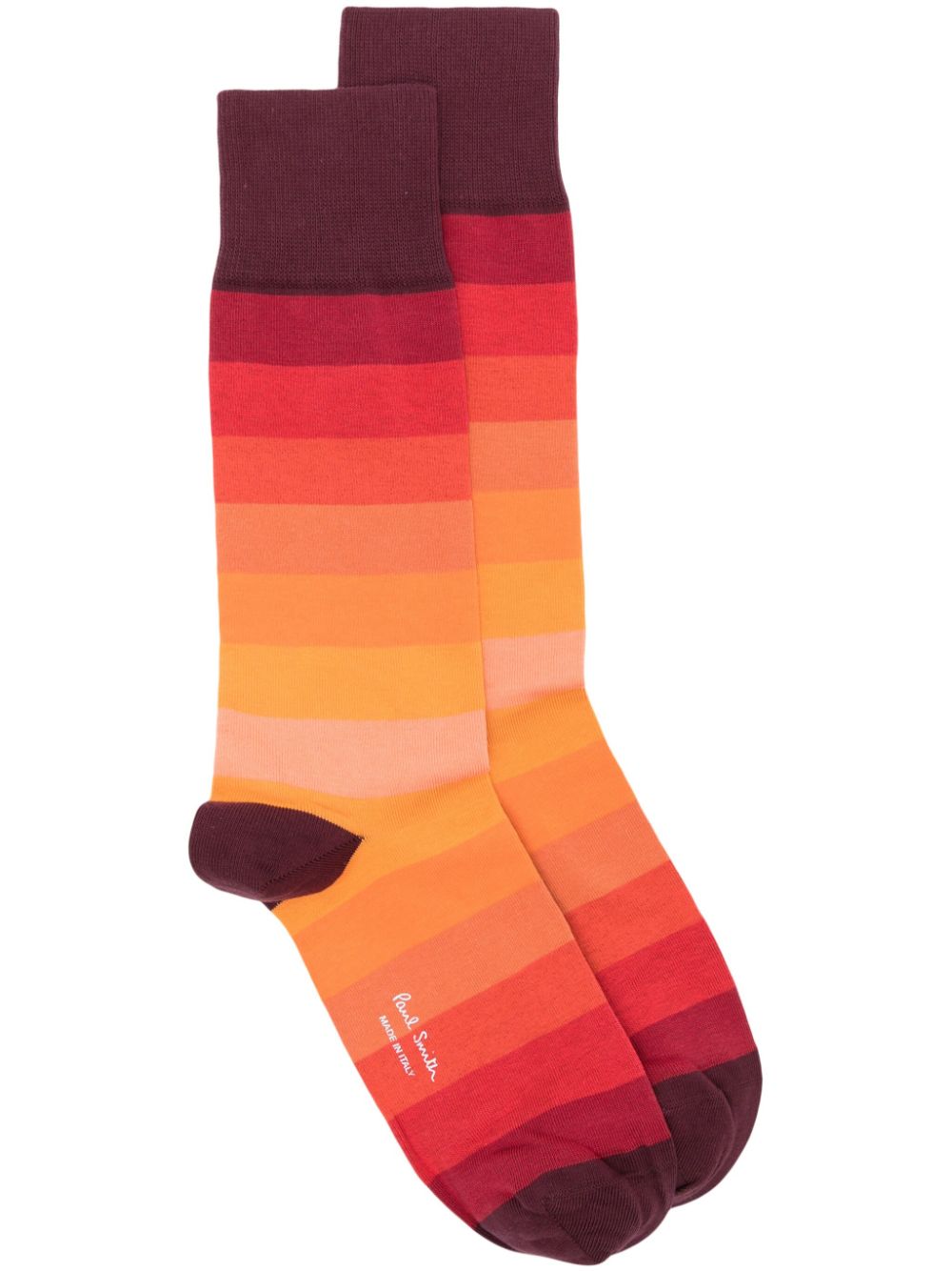 Paul Smith Erwin Stripe Socken - Orange von Paul Smith