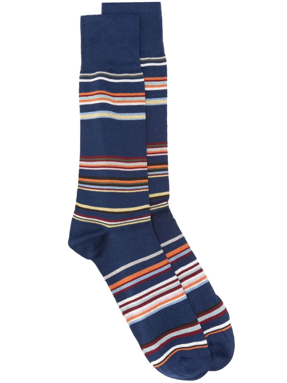 Paul Smith Gestreifte Flavio Socken - Blau von Paul Smith