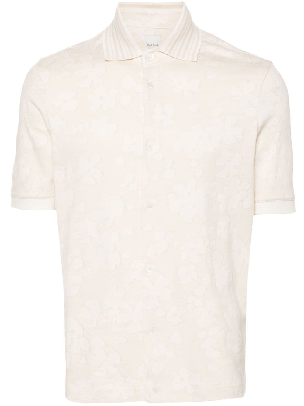 Paul Smith Hemd mit Jacquard-Blumenmuster - Nude von Paul Smith