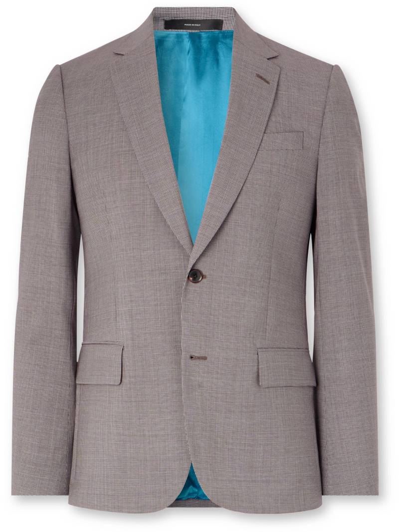 Paul Smith - Houndstooth Wool Blazer - Men - Brown - UK/US 40 von Paul Smith