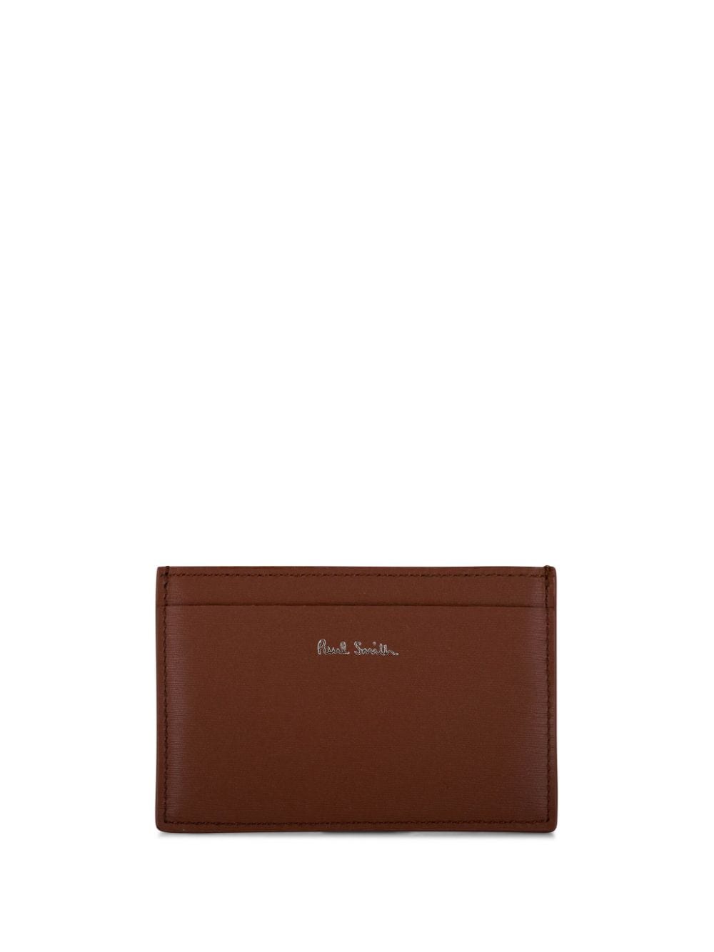 Paul Smith Kartenetui mit Logo-Stempel - Braun von Paul Smith