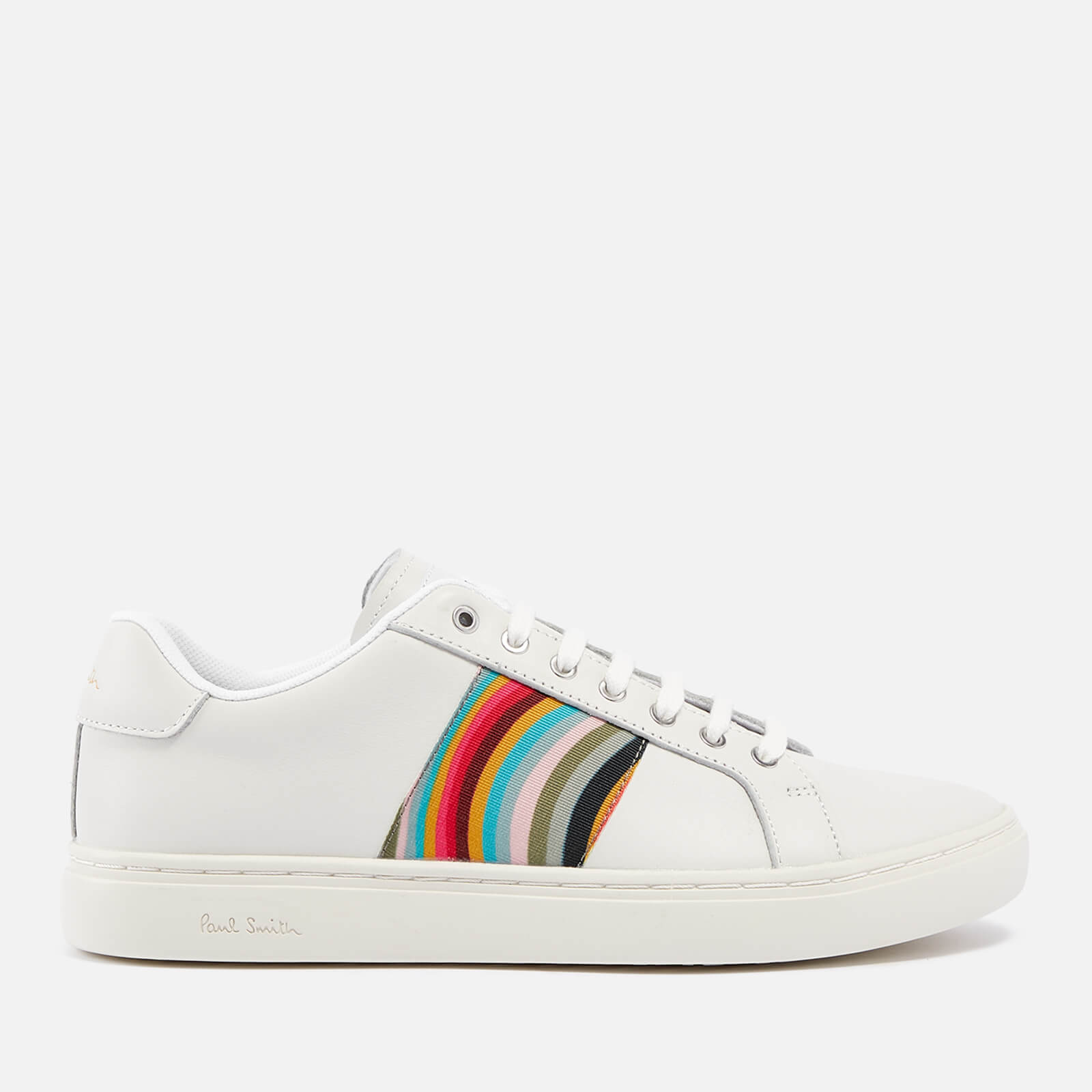 Paul Smith Lapin Grosgrain-Trimmed Leather Trainers - UK 3 von Paul Smith