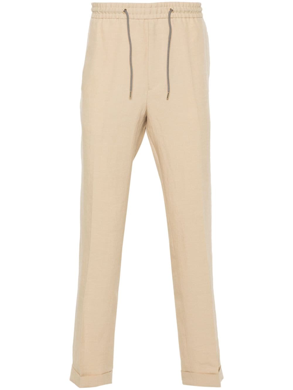 Paul Smith Leinenhose mit Kordelzug - Nude von Paul Smith