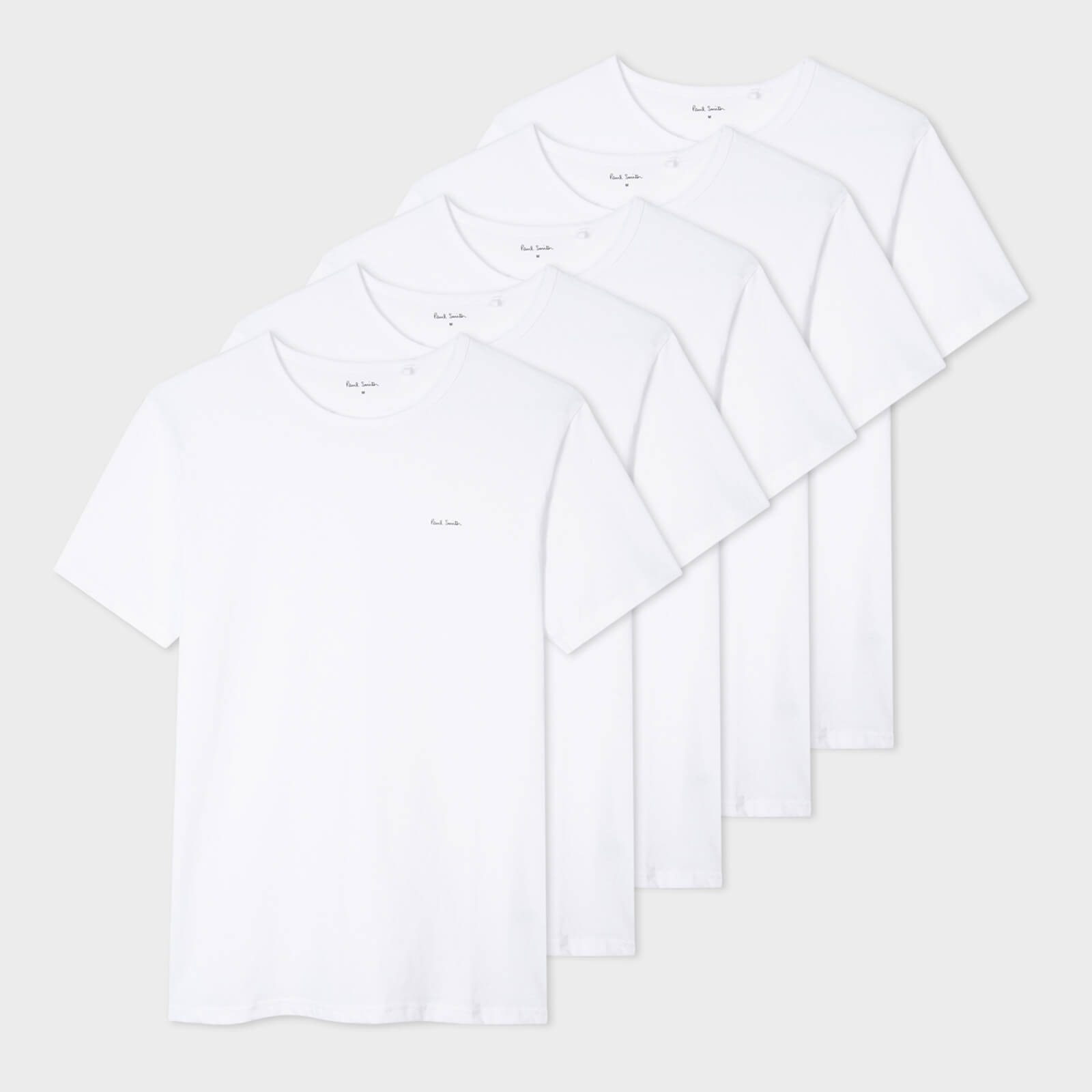 Paul Smith Loungewear Five-Pack Organic Cotton-Jersey T-Shirts - M von Paul Smith