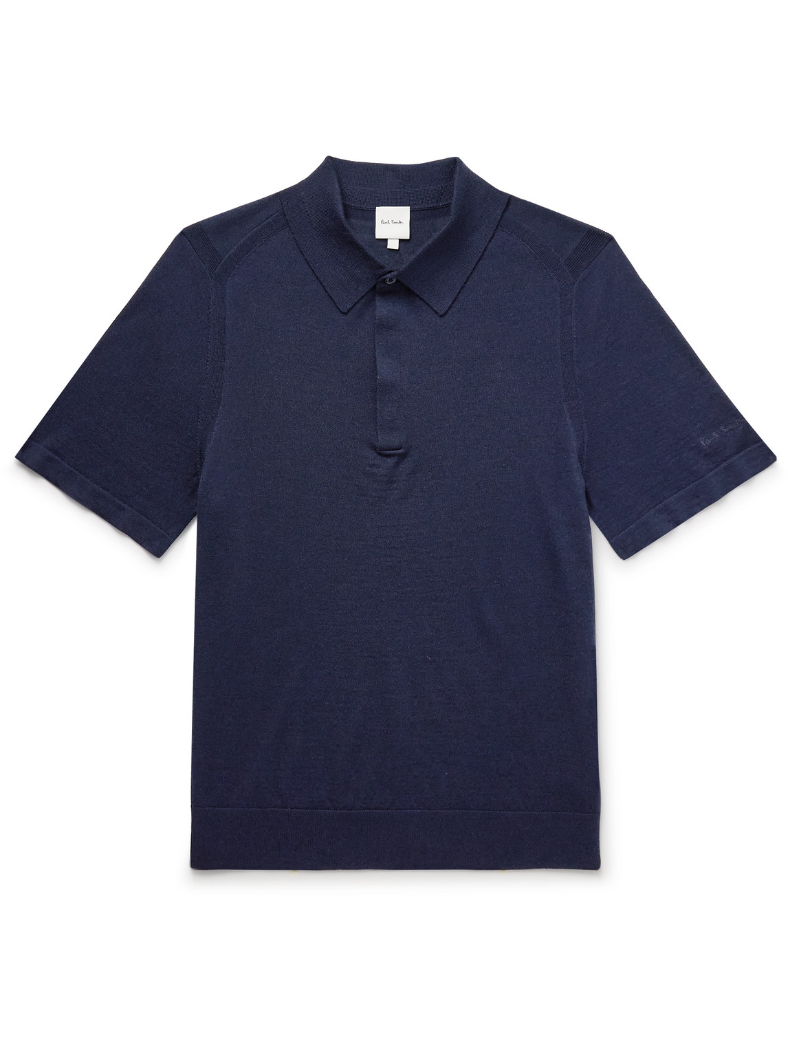 Paul Smith - Merino Wool Polo Shirt - Men - Blue - L Paul Smith - Merino Wool Polo Shirt - Men - Blue - L von Paul Smith