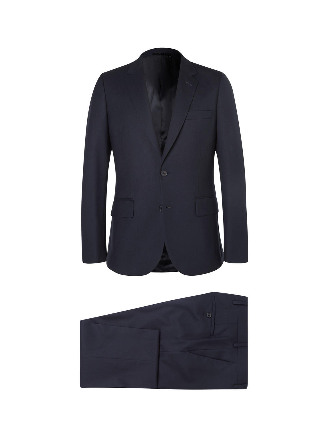 Paul Smith - Navy A Suit To Travel In Soho Slim-Fit Wool Suit - Men - Blue - UK/US 38 von Paul Smith