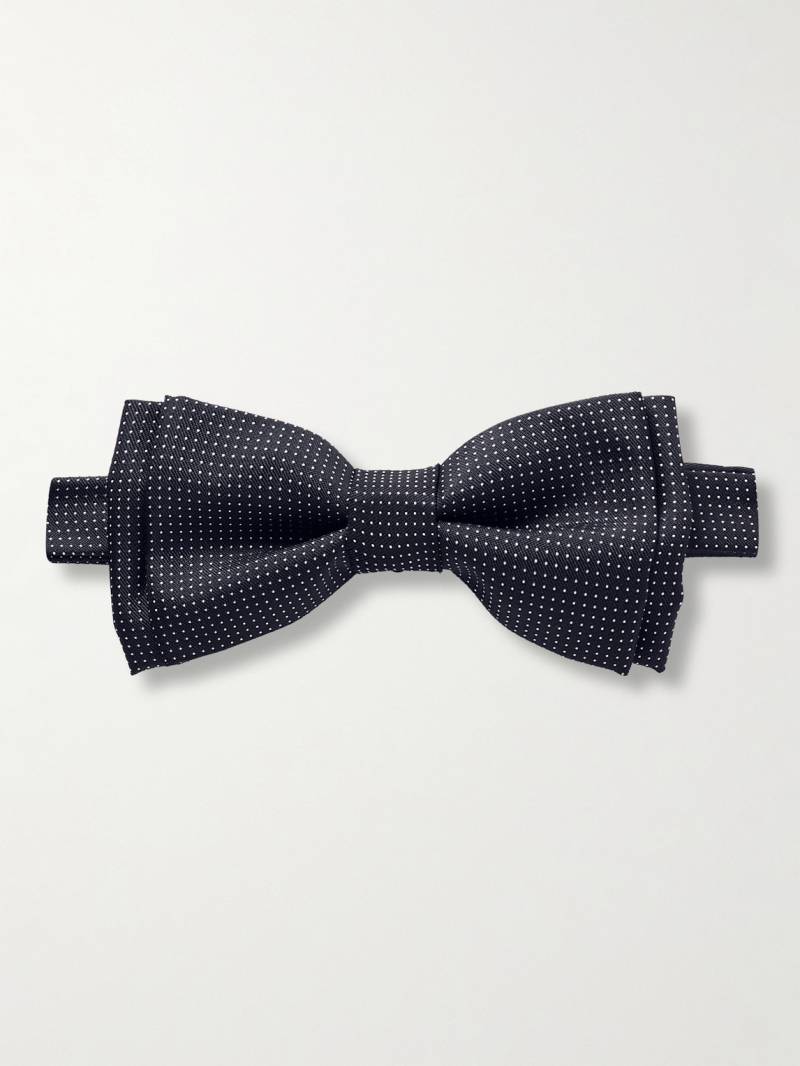 Paul Smith - Polka-Dot Silk-Twill Bow Tie - Men - Black von Paul Smith
