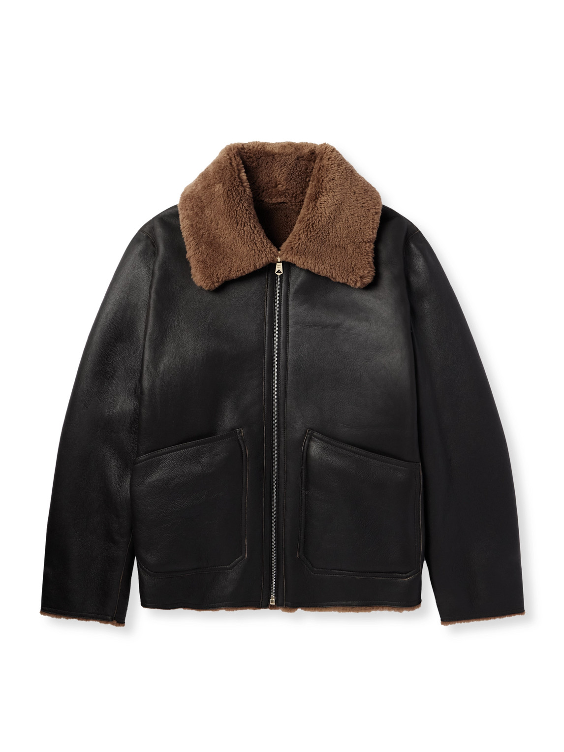 Paul Smith - Reversible Leather and Shearling Jacket - Men - Brown - XXL Paul Smith - Reversible Leather and Shearling Jacket - Men - Brown - XXL von Paul Smith