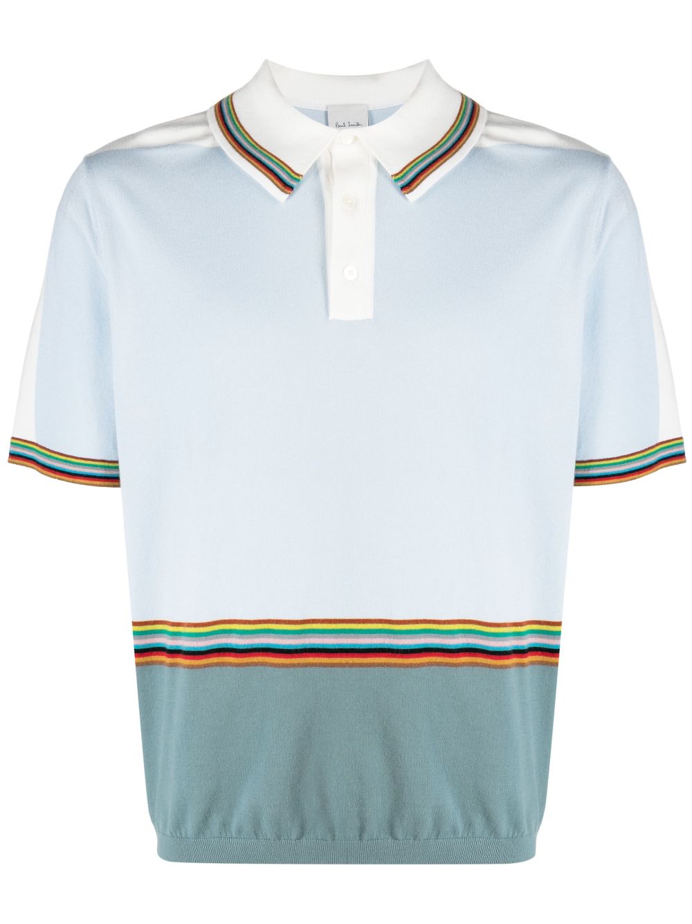 Paul Smith Poloshirt mit Signature-Streifen - Blau von Paul Smith