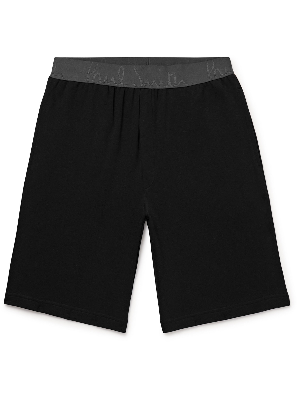 Paul Smith - Slim-Fit Cotton and Modal-Blend Jersey Shorts - Men - Black - M von Paul Smith