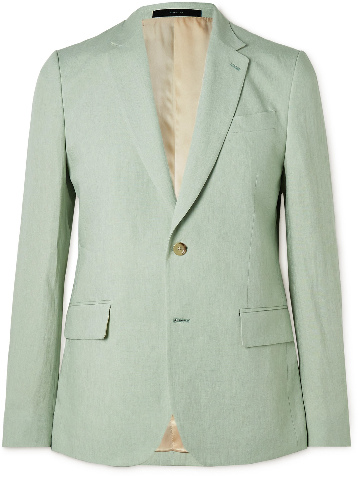 Paul Smith - Soho Linen Suit Jacket - Men - Green - UK/US 38 von Paul Smith