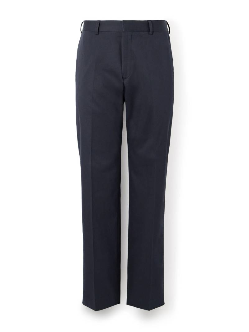 Paul Smith - Straight-Leg Cotton-Blend Twill Trousers - Men - Blue - UK/US 34 von Paul Smith