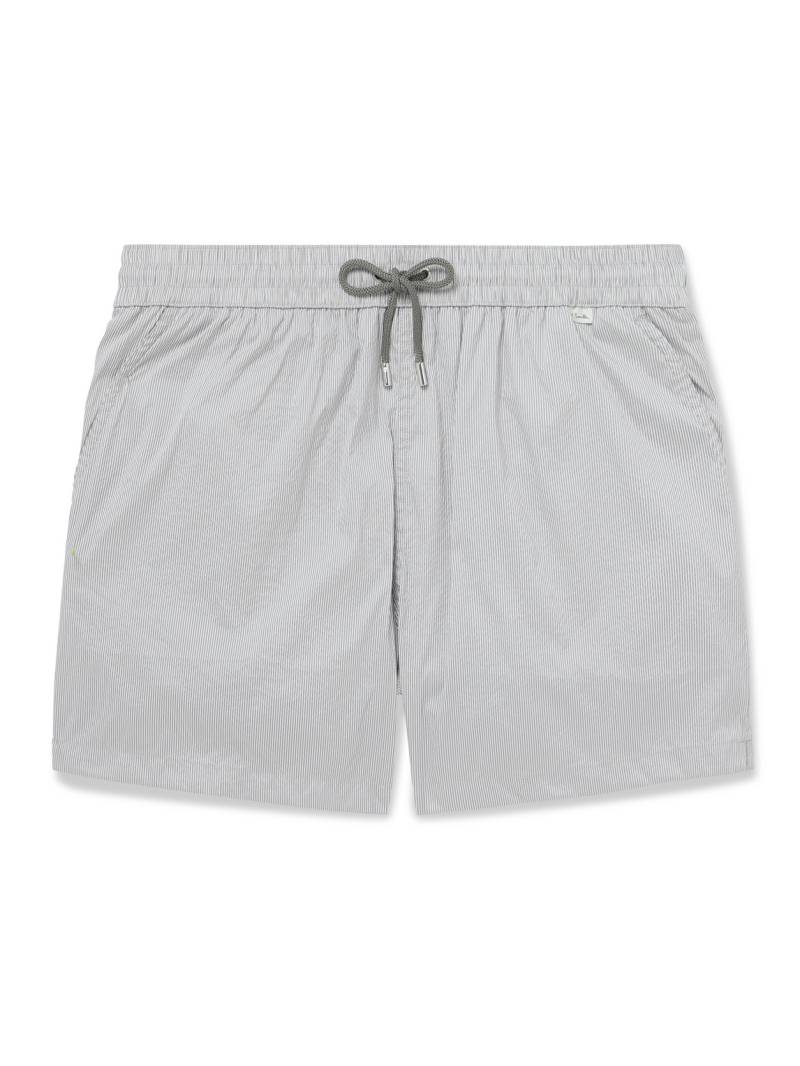 Paul Smith - Straight-Leg Mid-Length Pinstriped Swim Shorts - Men - Gray - S Paul Smith - Straight-Leg Mid-Length Pinstriped Swim Shorts - Men - Gray - S von Paul Smith