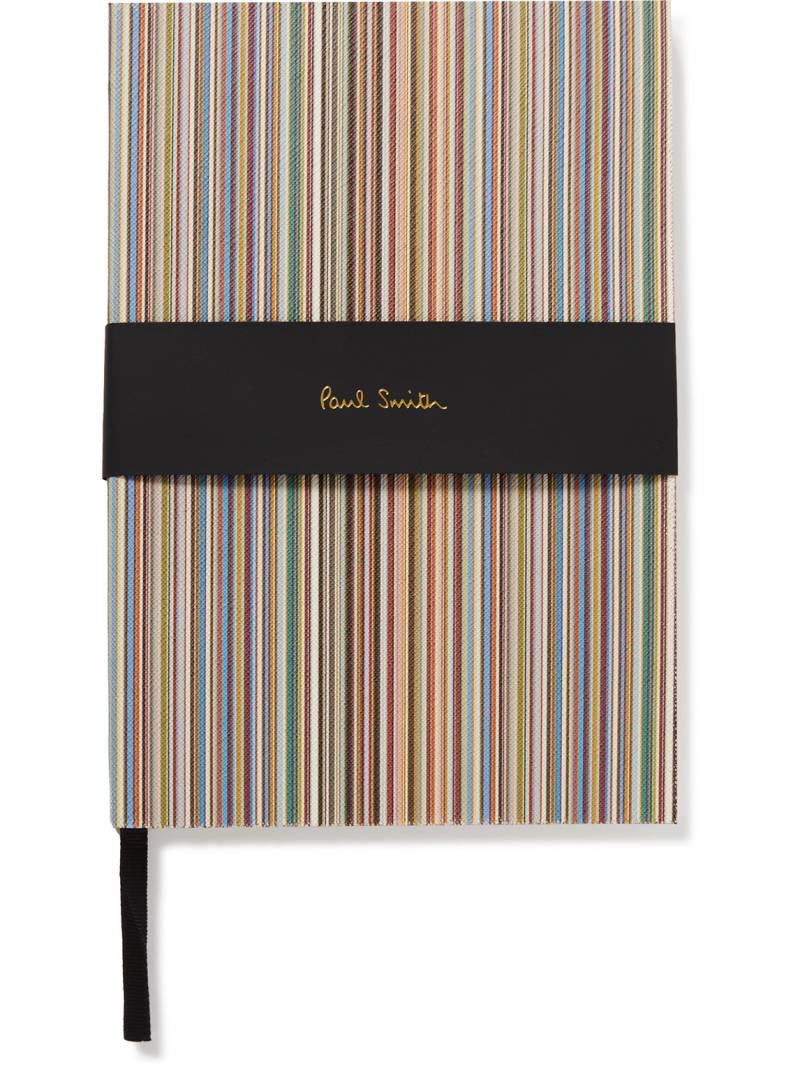 Paul Smith - Striped Canvas Notebook - Men - Multi von Paul Smith