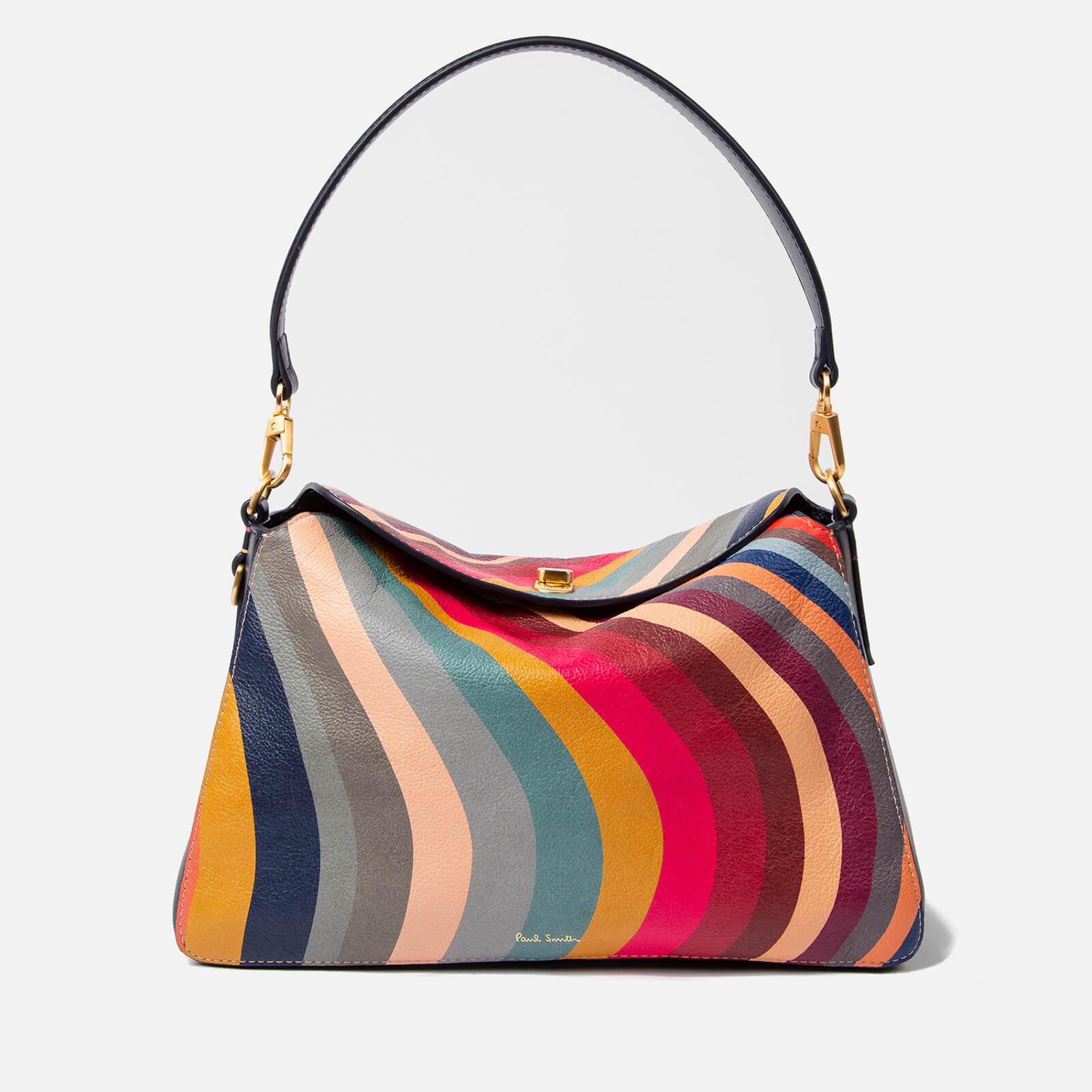 Paul Smith Swirl Printed Leather Shoulder Bag von Paul Smith