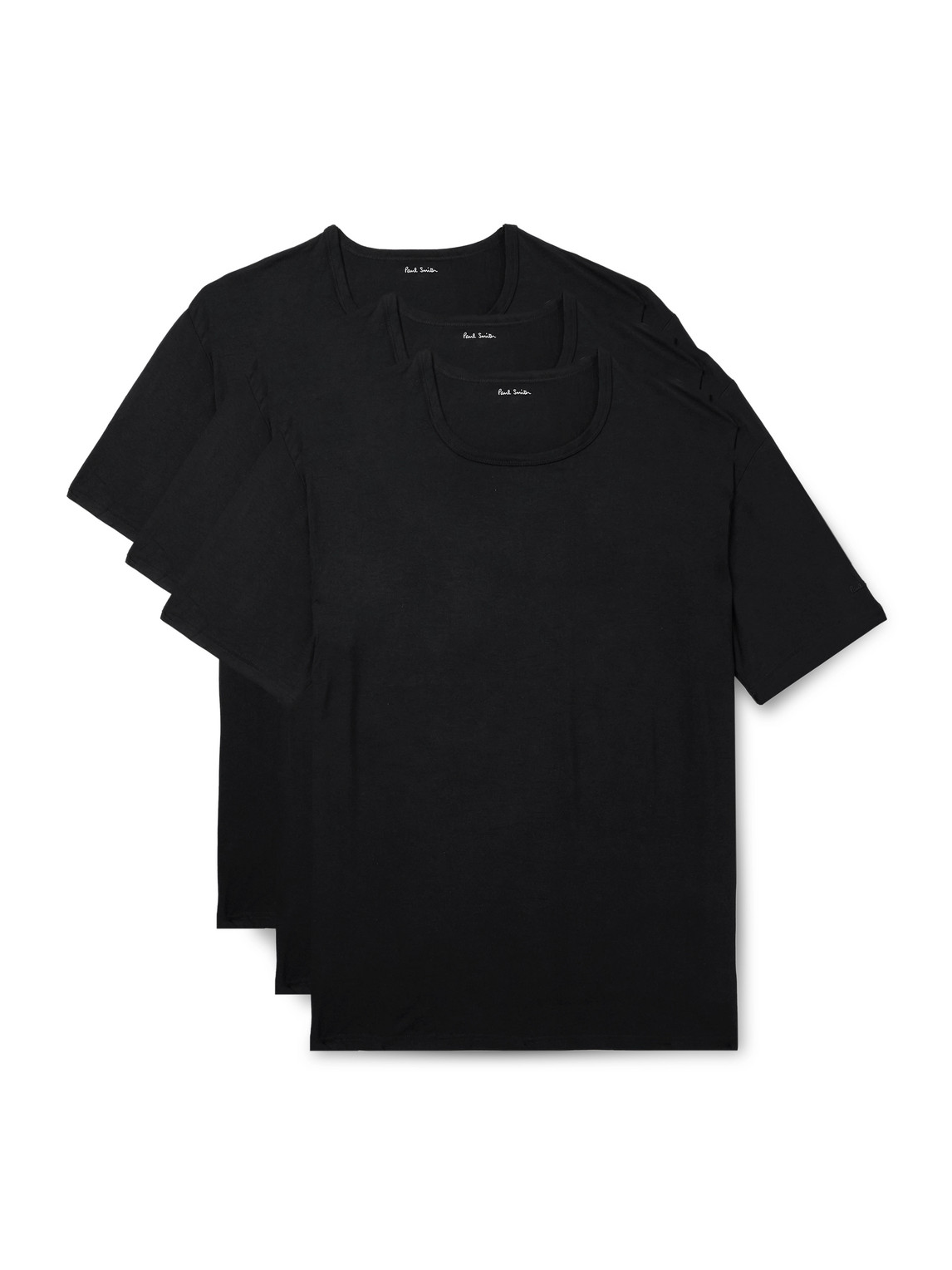 Paul Smith - Three-Pack Stretch Modal-Jersey T-Shirt - Men - Black - XXL von Paul Smith