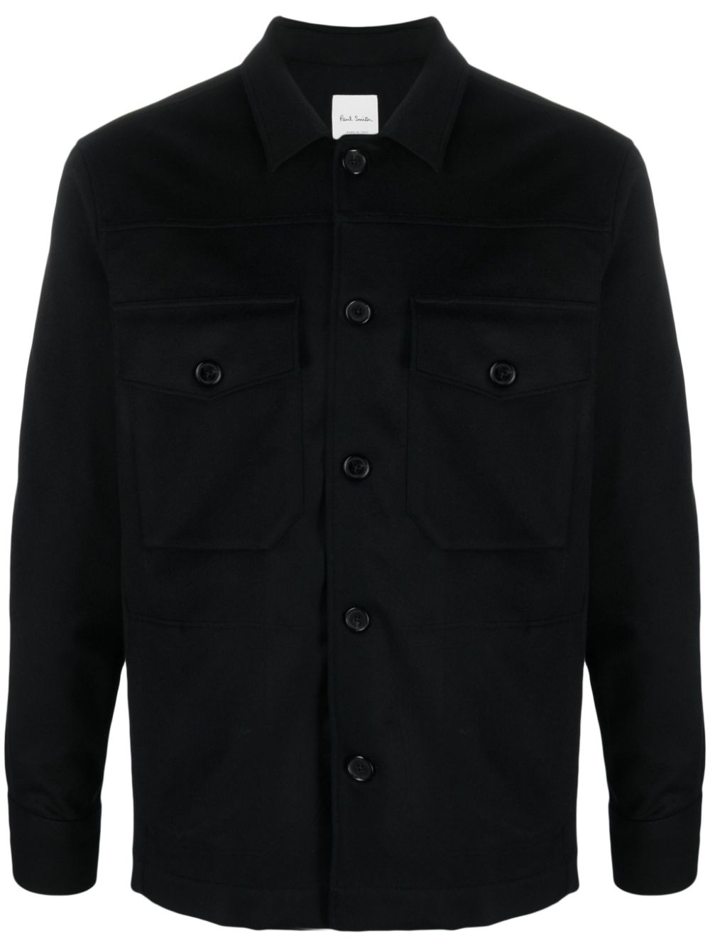 Paul Smith Hemdjacke mit Knopfleiste - Schwarz von Paul Smith