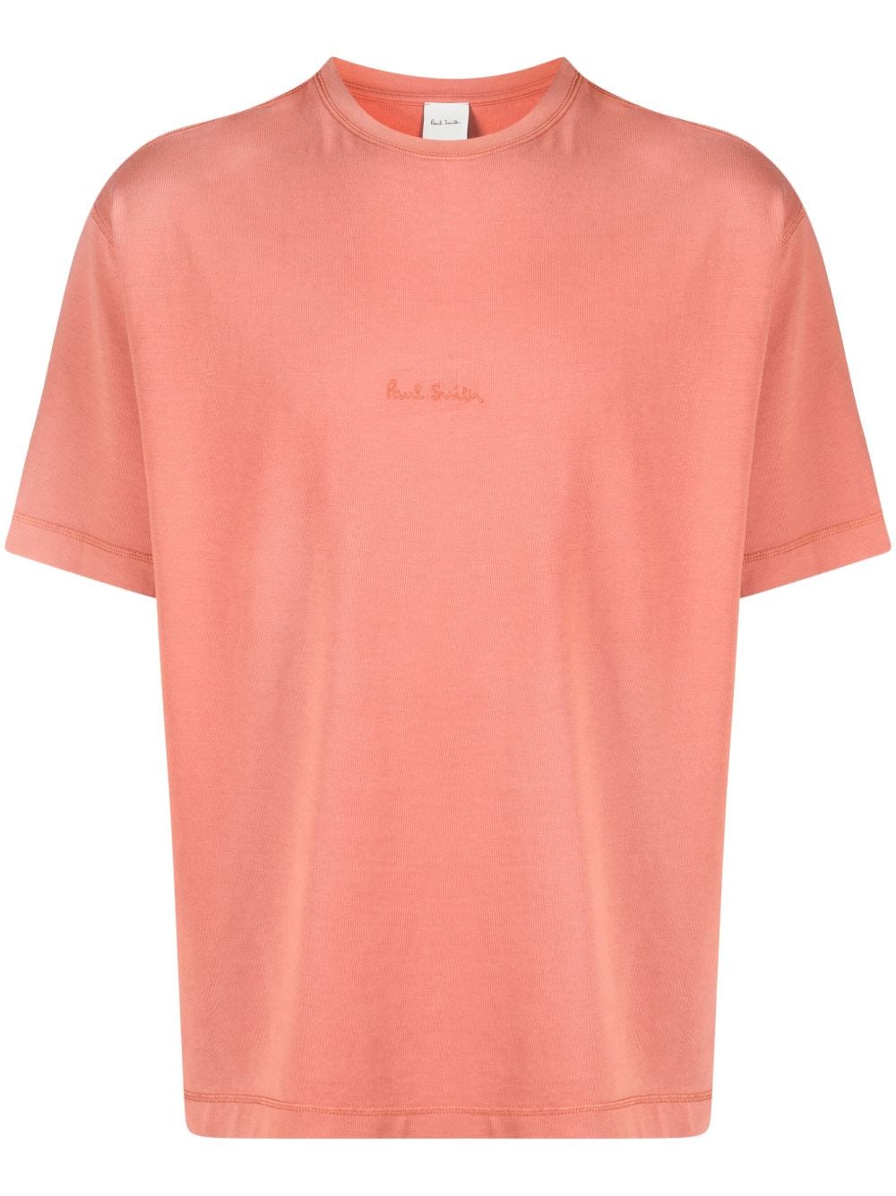 Paul Smith T-Shirt mit Logo-Stickerei - Orange von Paul Smith