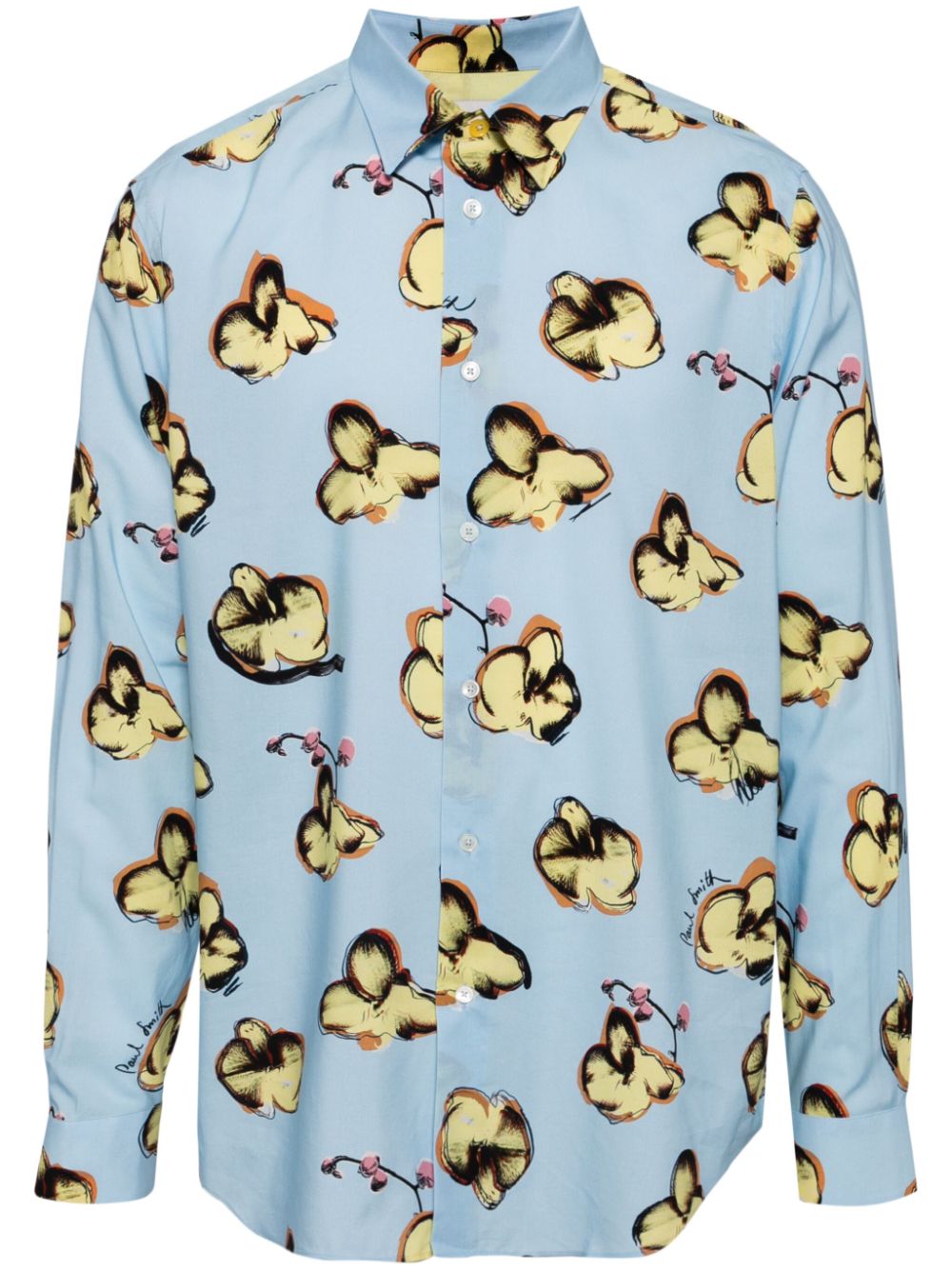 Paul Smith floral-print shirt - Blau von Paul Smith