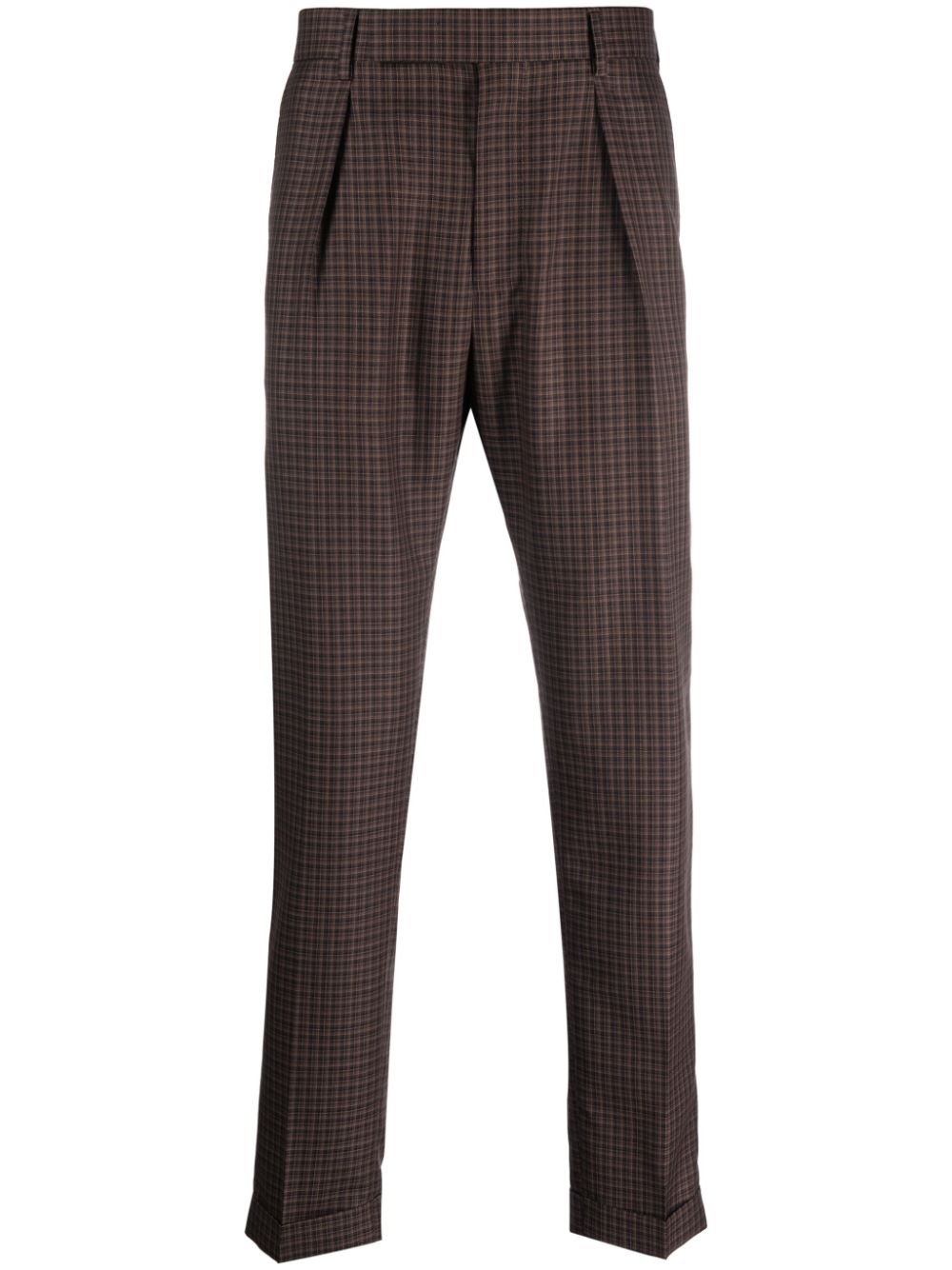 Paul Smith Karierte Tapered-Hose - Braun von Paul Smith