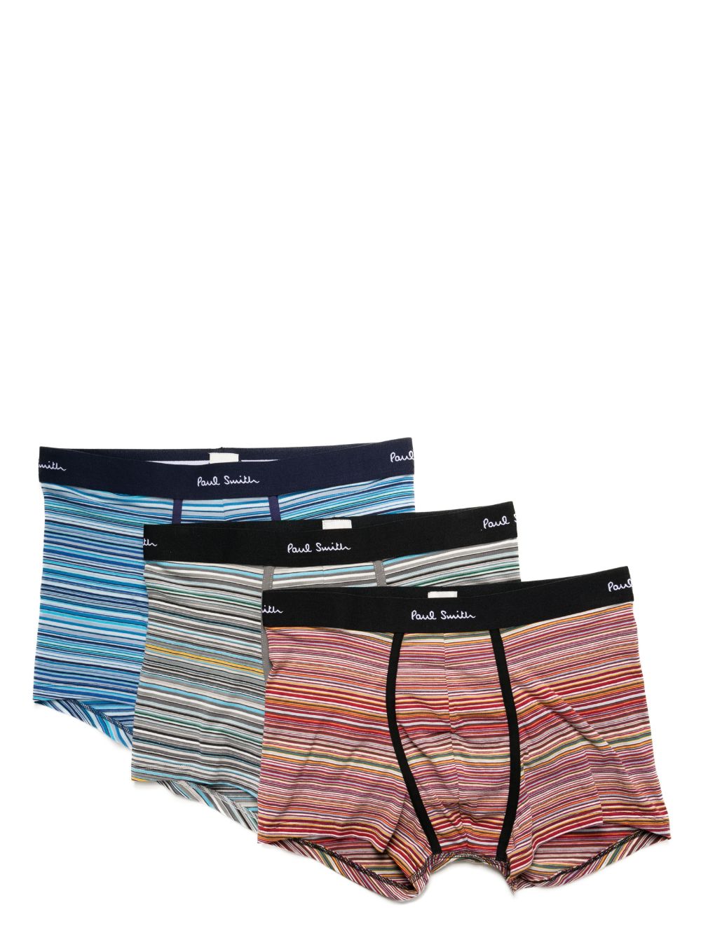 Paul Smith Gestreifte Shorts aus Bio-Baumwolle - Blau von Paul Smith