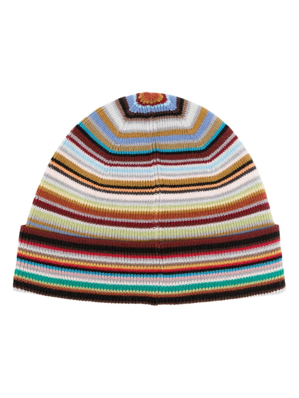 Paul Smith Beanie mit Intarsienmuster - Rot von Paul Smith