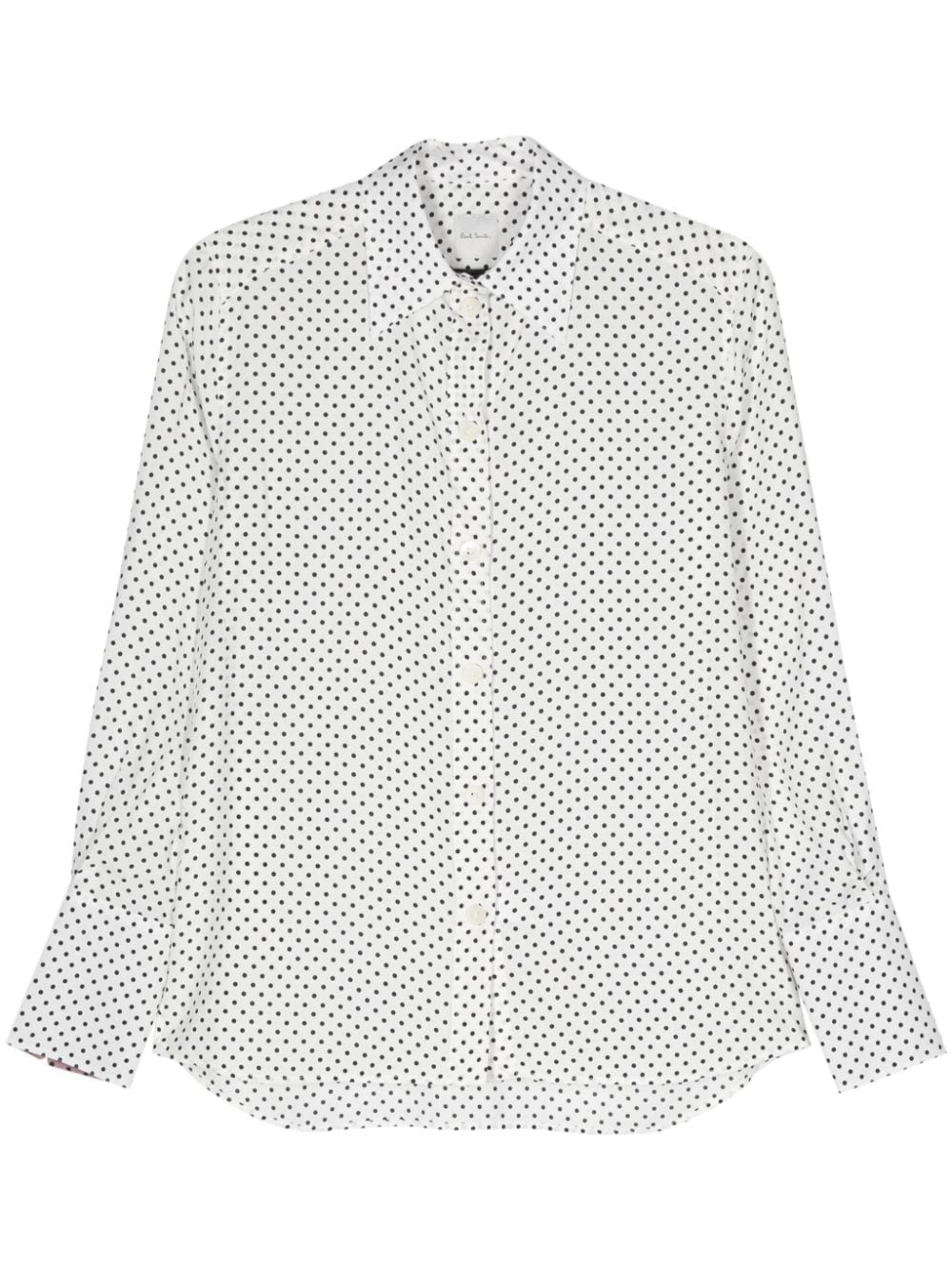 Paul Smith Hemd mit Polka Dots - Weiß von Paul Smith