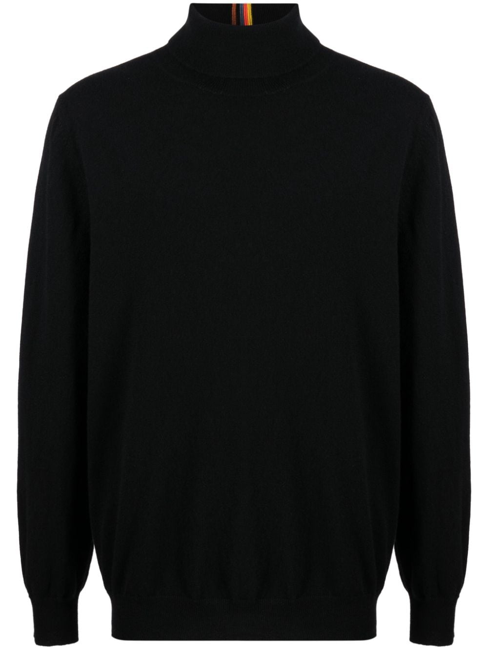 Paul Smith Rollkragenpullover mit Streifen - Schwarz von Paul Smith