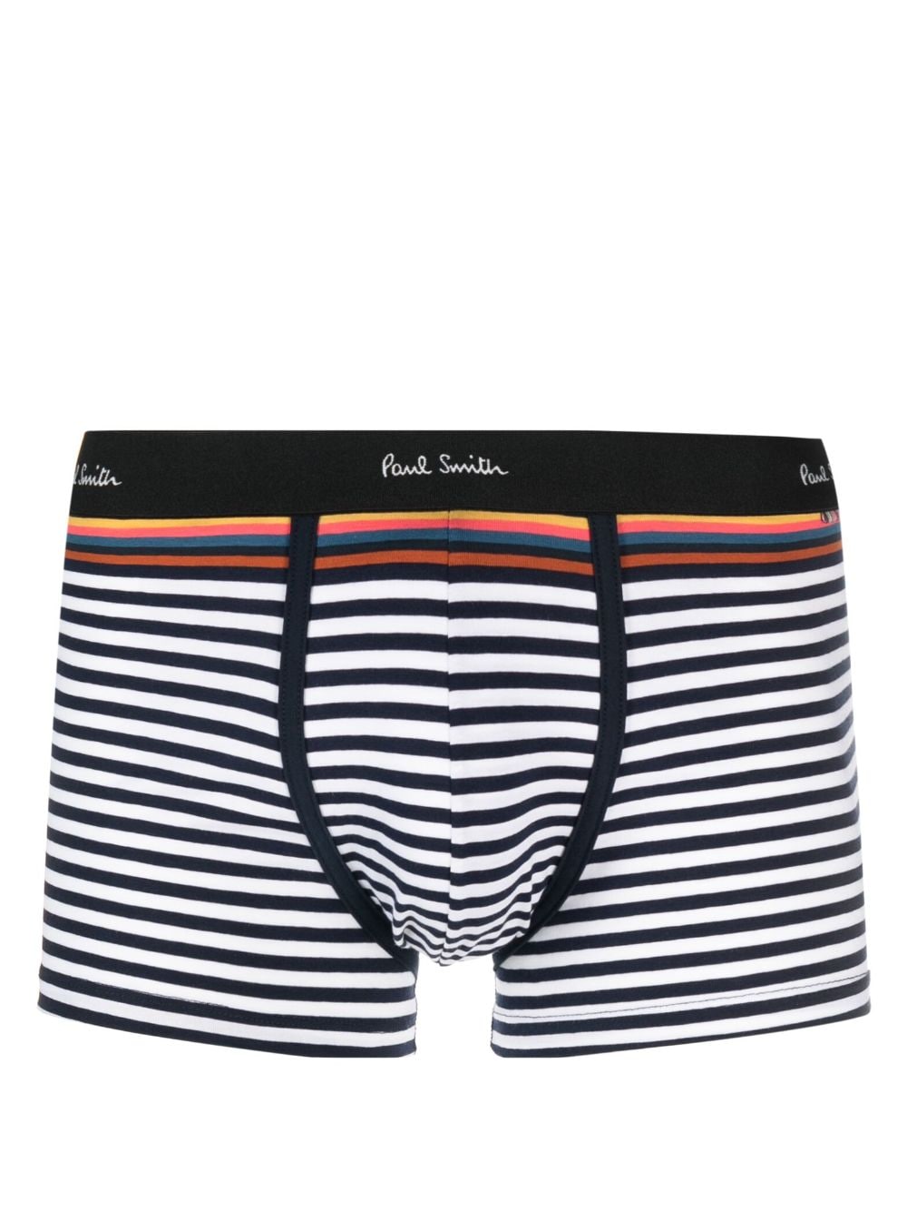 Paul Smith Gestreifte Shorts aus Bio-Baumwolle - Blau von Paul Smith