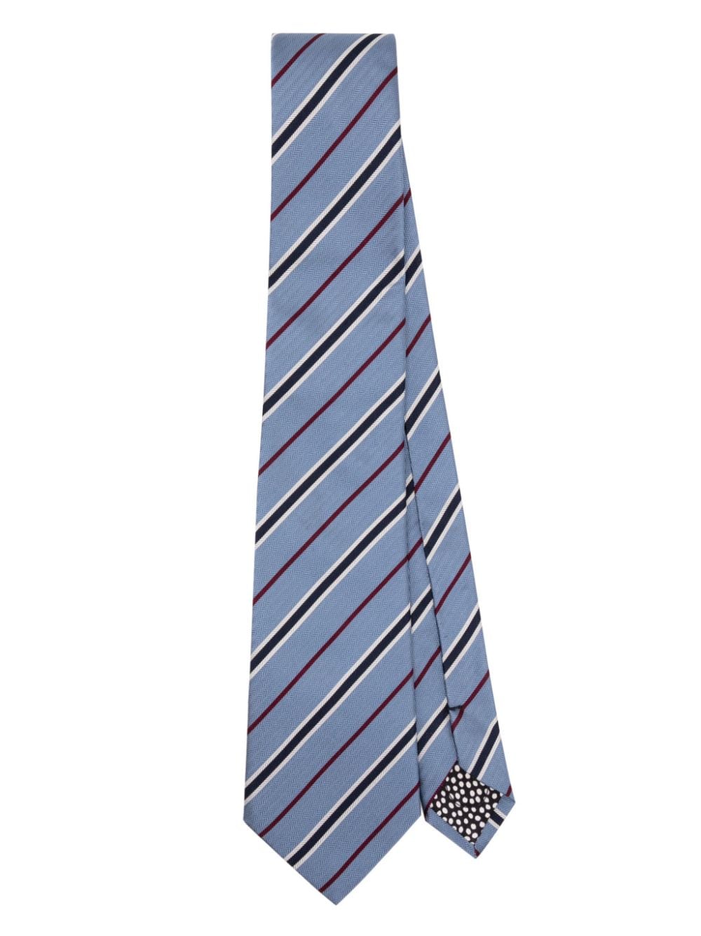 Paul Smith Gestreifte Krawatte aus Seide - Blau von Paul Smith