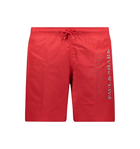 PAUL & SHARK - Herren-Badehose Boxershorts Rot Reflex 21415060 577, Standard., XL von Paul & Shark
