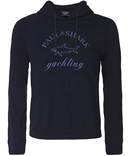 Paul and Shark Herren Baumwollloogo-Kapuzenpulli Marine XL von Paul & Shark