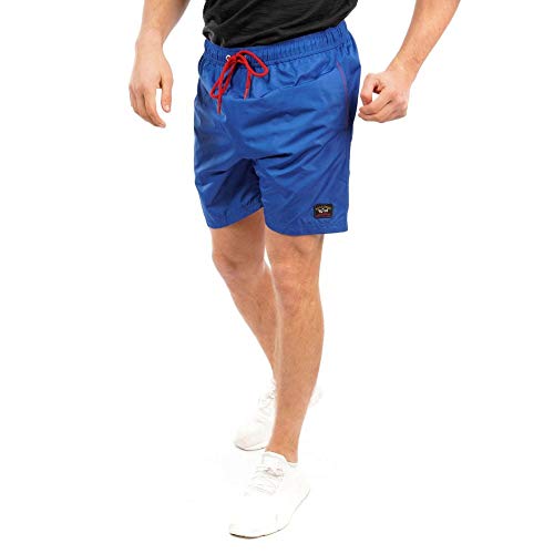 Paul & Shark COP5001-342 Iconic Badge Short Boxer Mare Uomo Beach-Wear Cobalt Blue (XXXXL) von Paul & Shark