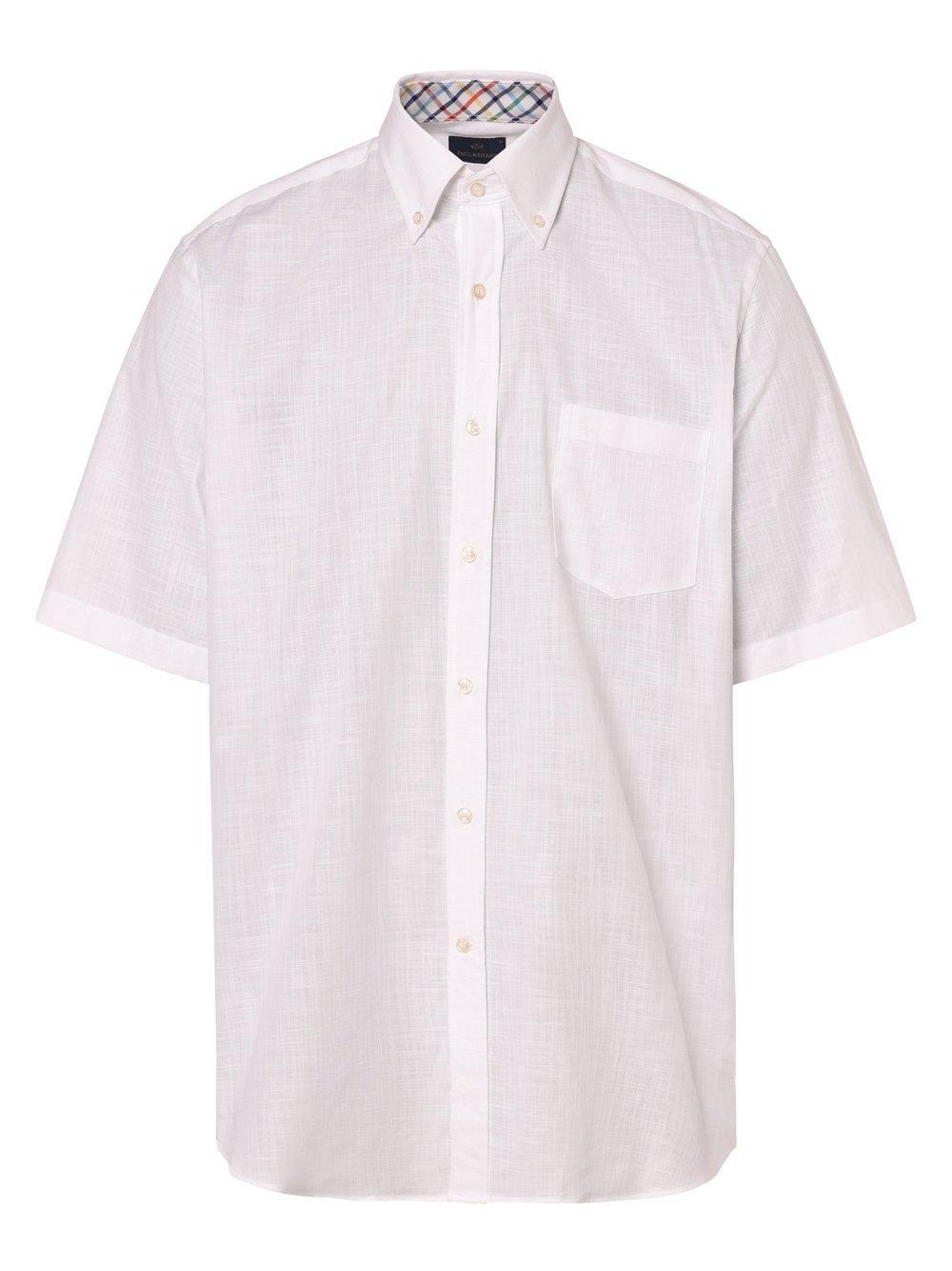 Paul & Shark Hemd Herren Regular Fit Baumwolle Button-Down, weiß von Paul & Shark