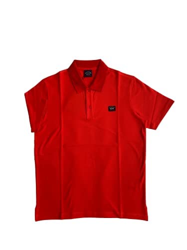 Paul & Shark Herren Kurzarm Poloshirt 22411239 Farbe: Coral Rot (as3, Alpha, 3X_l, Regular, Regular) von Paul & Shark