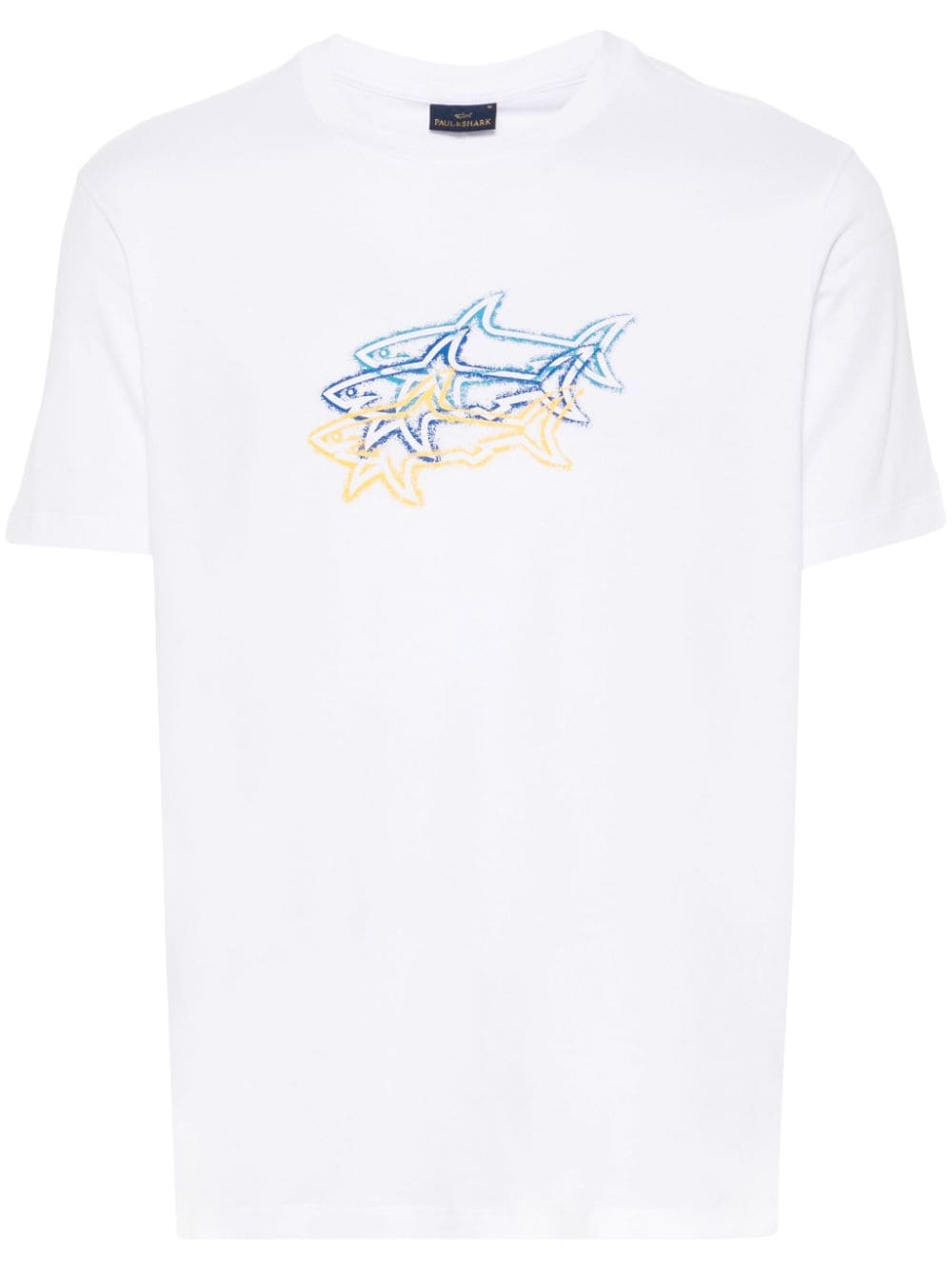 Paul & Shark T-Shirt mit Logo-Print - Weiß von Paul & Shark