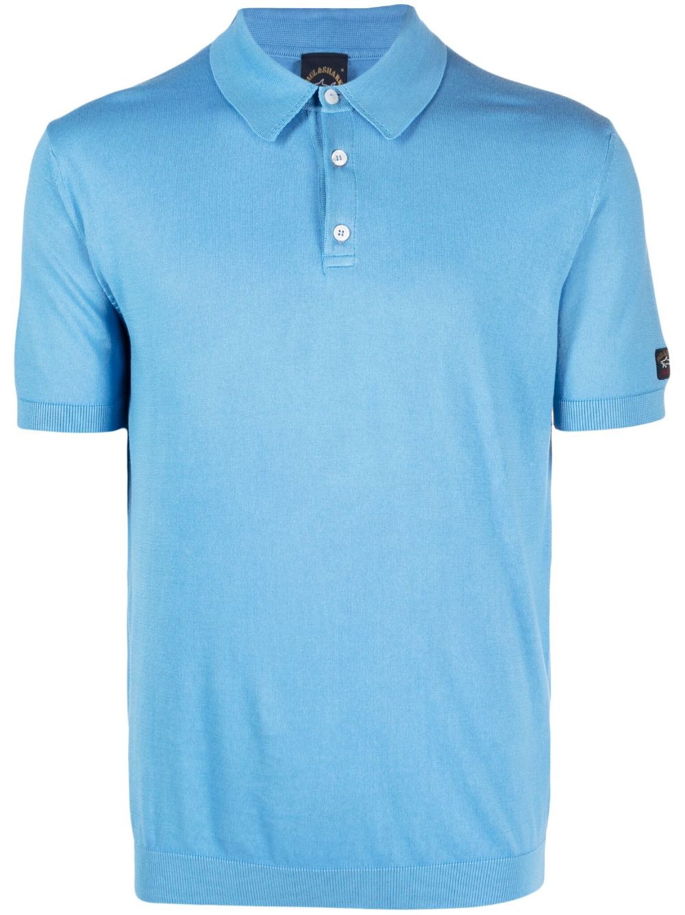 Paul & Shark Poloshirt mit Logo-Patch - Blau von Paul & Shark