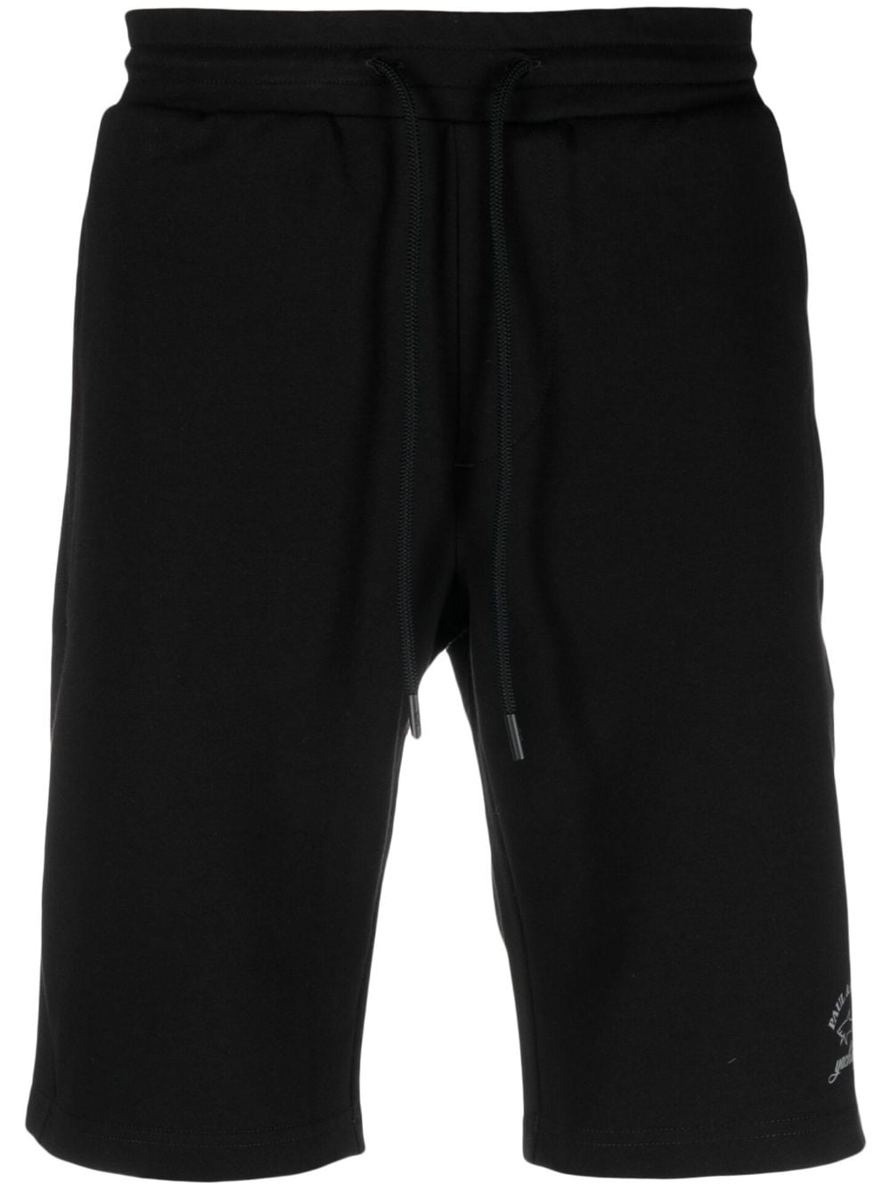 Paul & Shark Joggingshorts mit Logo-Print - Schwarz von Paul & Shark