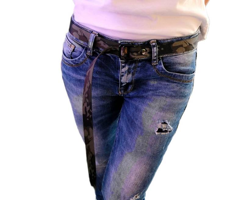 PaulZdrada Stoffgürtel Sport Gürtel Jeansgürtel Premium Stoffgürtel Unisex (1x Gürtel) Sportlich - Modern - Hit Sommer von PaulZdrada