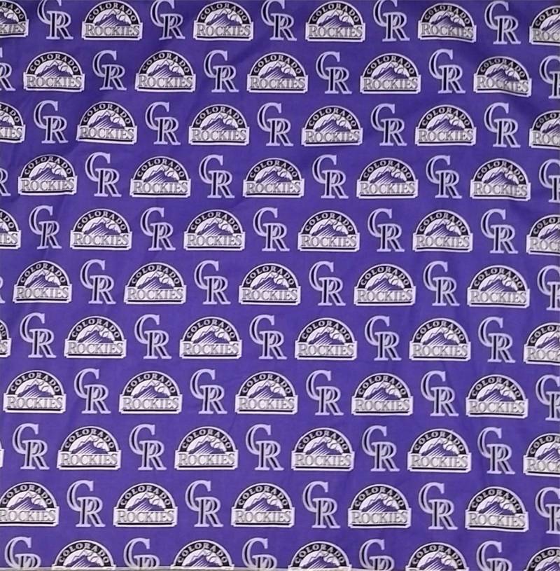 Mlb Colorado Rockies Baseball Kopf Bandana 2 Größen Angeboten Large & Xlarge von PaulasFashions