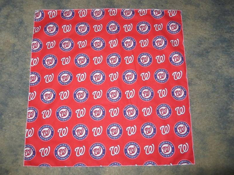 Mlb Washington Nationals Baseball Kopf Bandana ~ 2 Größen Angeboten Large & Xlarge Mlb Washington Nationals Baseball Kopf Bandana ~ 2 Größen Angeboten Large & Xlarge von PaulasFashions