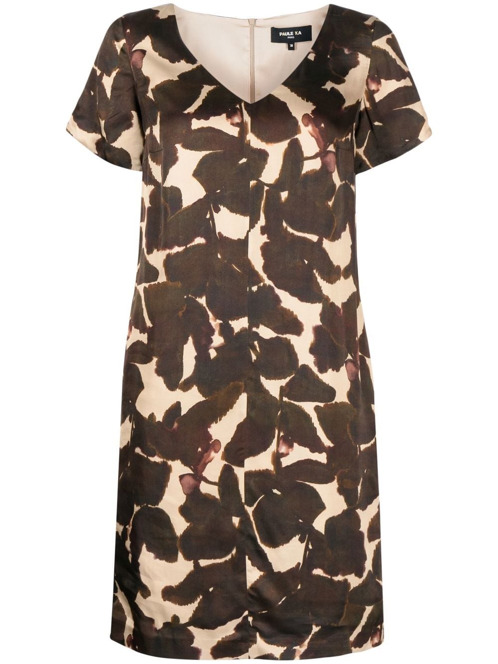 Paule Ka Camoufleurs Minikleid - Braun von Paule Ka